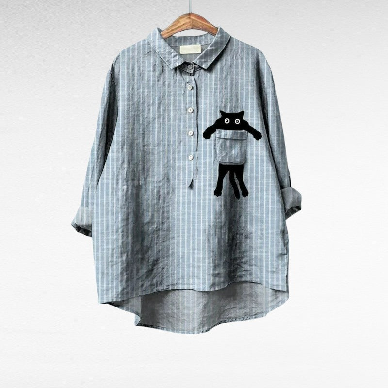 Chloé | Blusa de Lino Elegante para el Verano