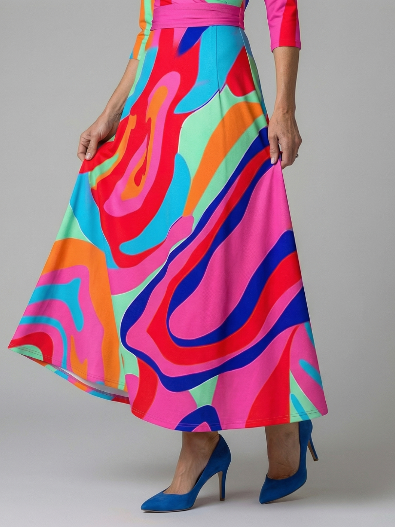Celine | Vestido midi con escote cruzado