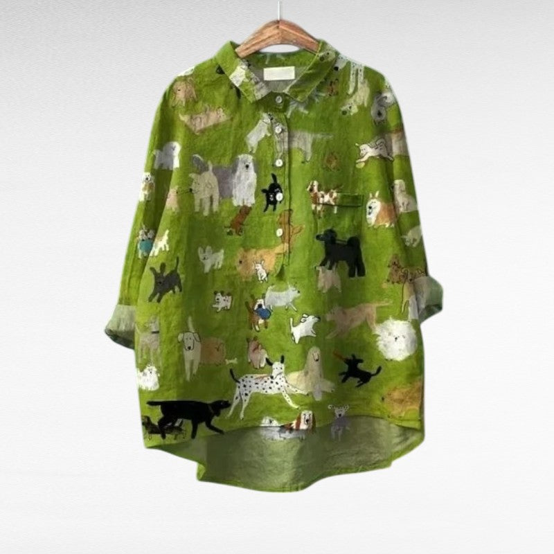 Cecyl | Blusa de Lino Elegante para Verano