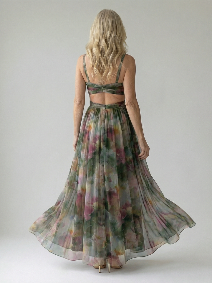 Isel | Vestido maxi suave