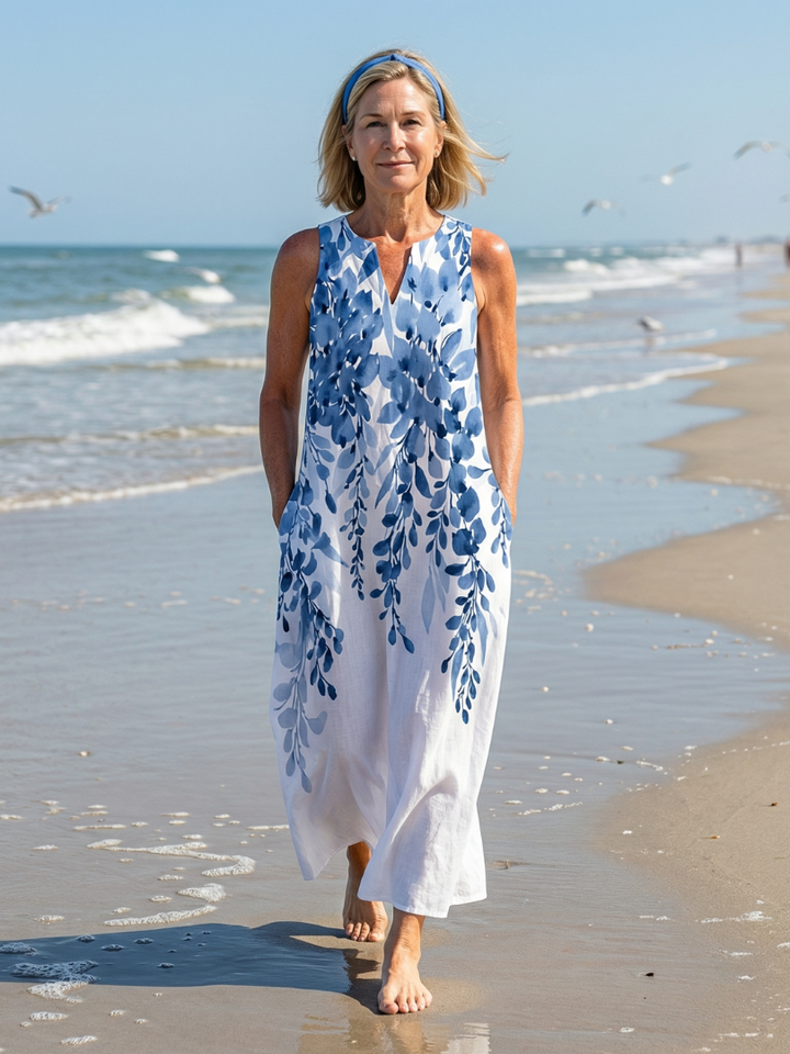 Azura | Vestido maxi con brisa fresca