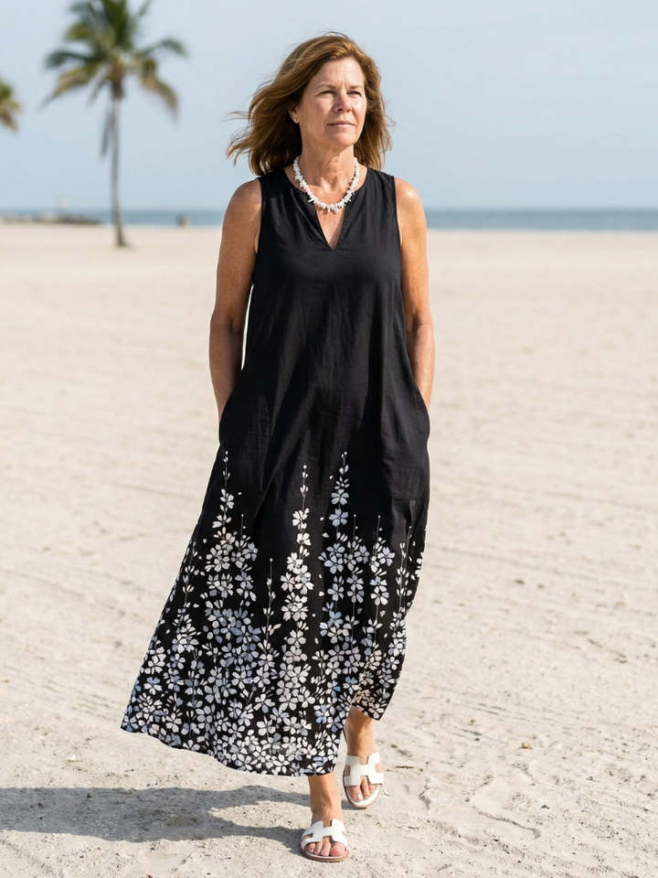 Elowra | Vestido largo "Brisa nocturna"