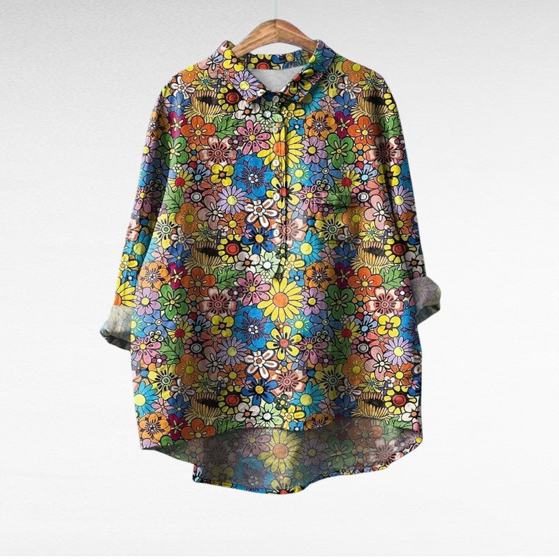 Noemi | Blusa de Lino Elegante para el Verano