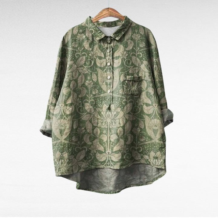 Noemi | Blusa de Lino Elegante para el Verano