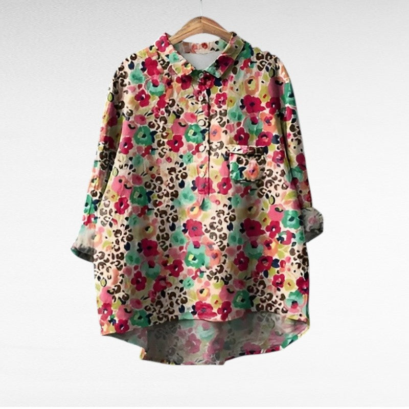 Noemi | Blusa de Lino Elegante para el Verano