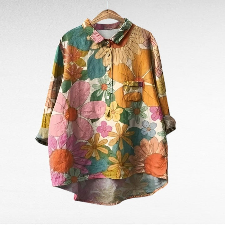 Kamil | Blusa de Lino Elegante de Verano