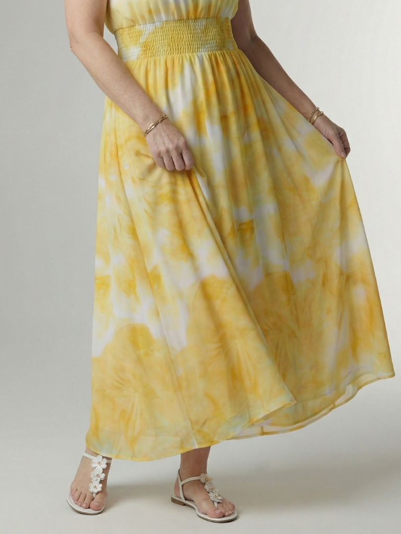 Silin | Vestido midi de cebra con halter