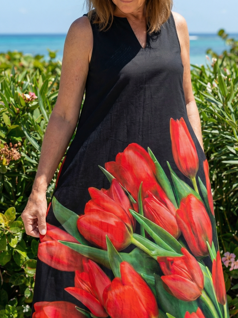 Cilia | Maxi vestido en suave color rosa