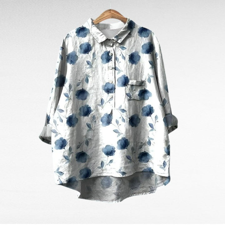 Kamil | Blusa de Lino Elegante de Verano