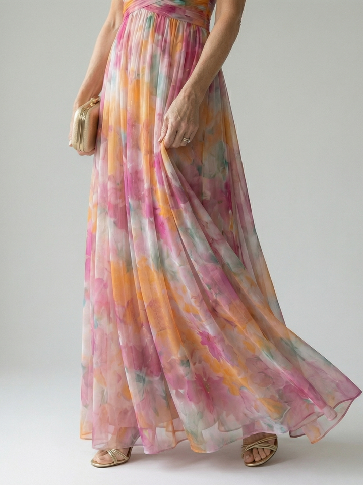 Isel | Vestido maxi suave