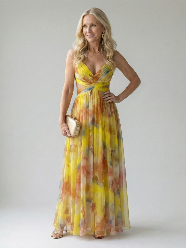 Isel | Vestido maxi suave