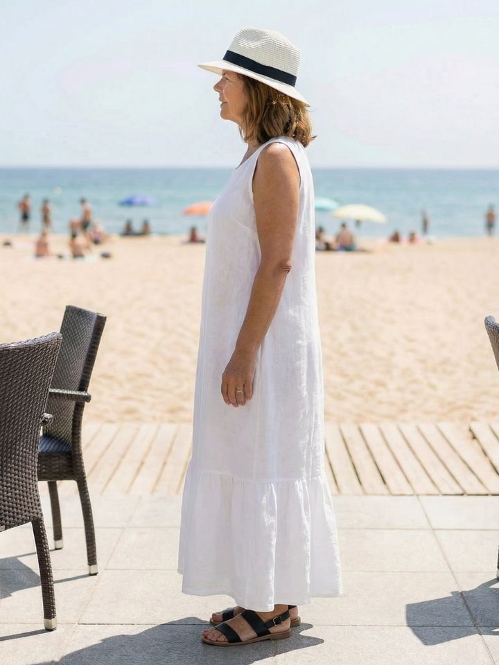 Ismera | Vestido midi sin mangas
