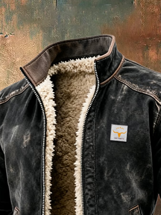 Oliwier | Chaqueta de Ante con Estructura