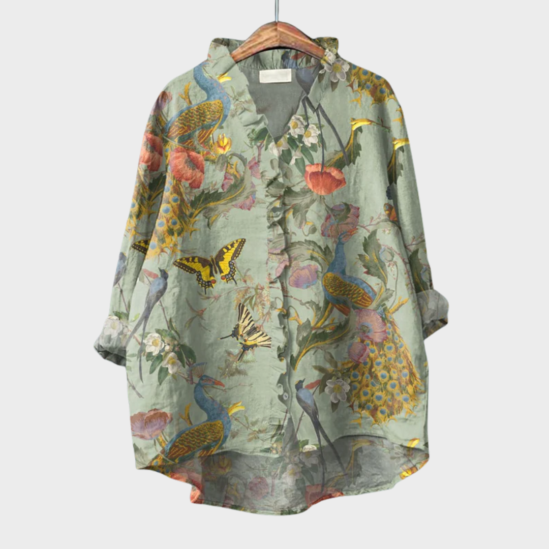Escarlata | Camisa de Verano Elegante de Lino