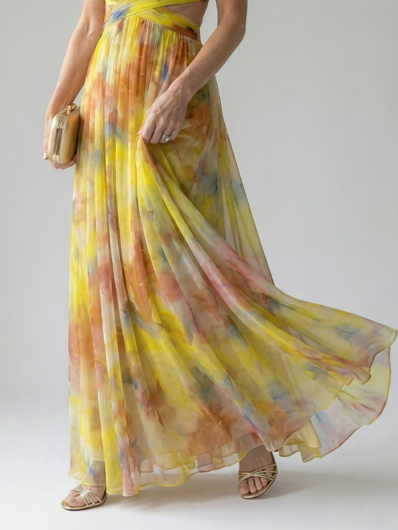 Isel | Vestido maxi suave