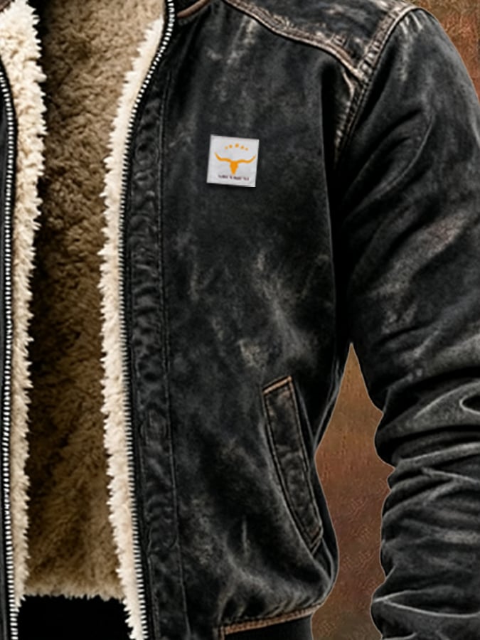 Oliwier | Chaqueta de Ante con Estructura