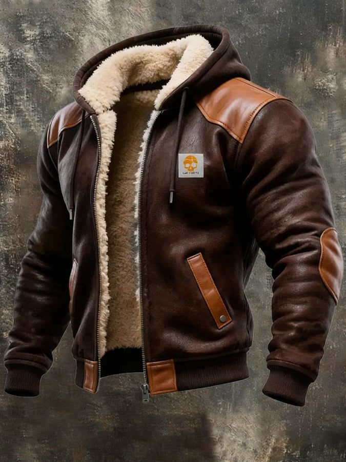 Adam | Chaqueta con Detalles de Cuero