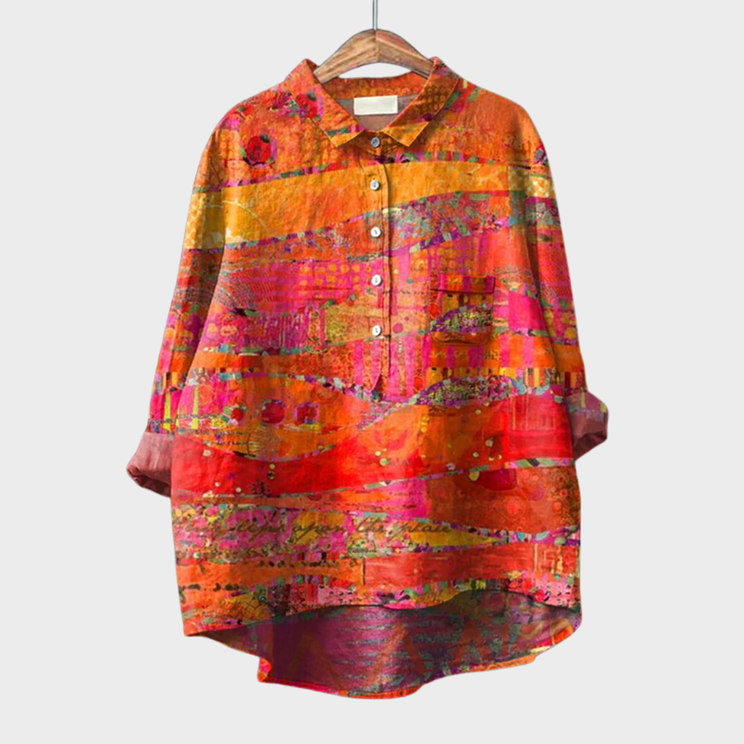 Katrin | Blusa de Lino Elegante para el Verano