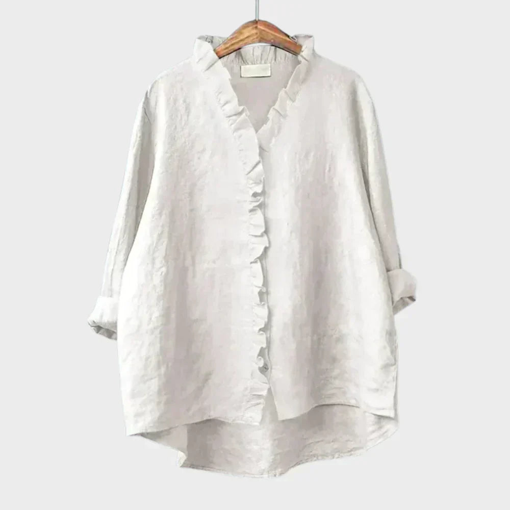 Eline | Blusa de Verano Elegante de Lino