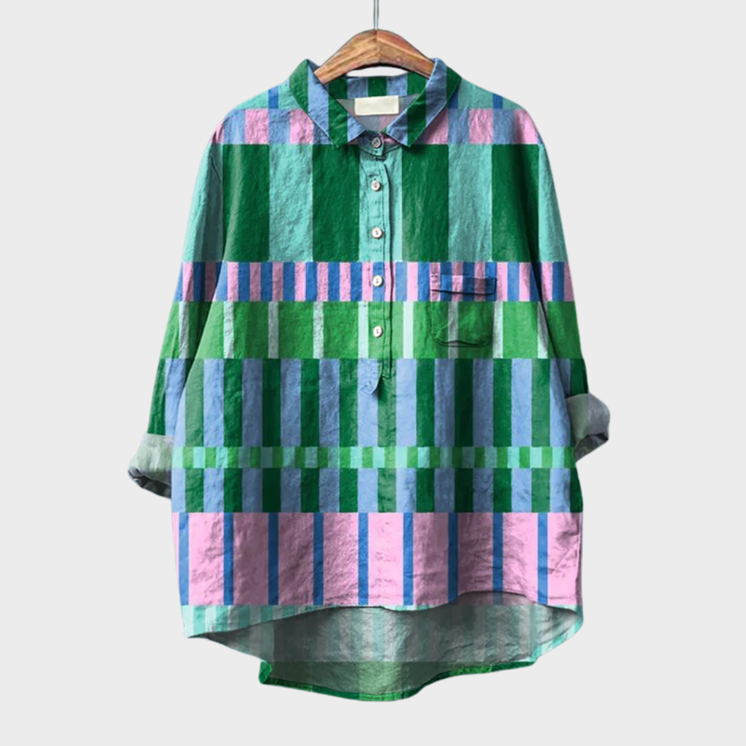 Bursztyn | Elegante Blusa de Verano de Lino