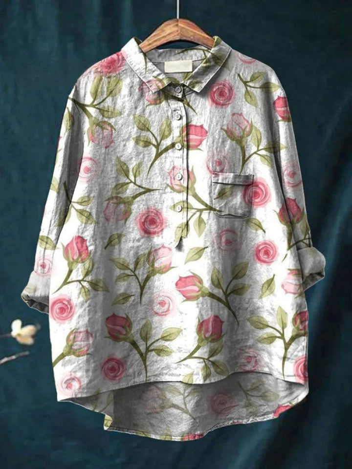 Lina | Camisa Bordada Colorida y Vibrante