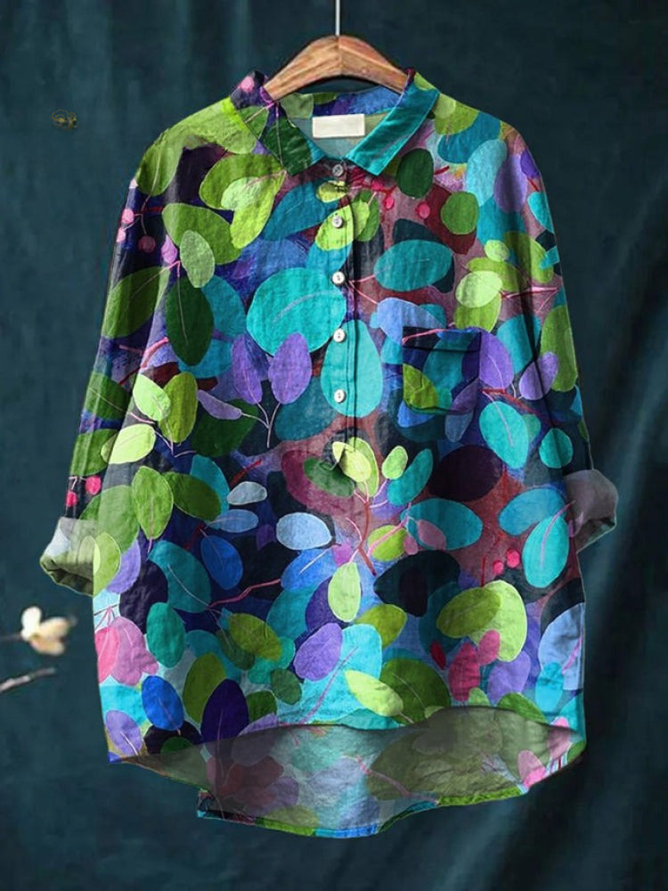 Lina | Camisa Bordada Colorida y Vibrante
