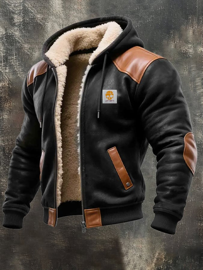 Adam | Chaqueta con Detalles de Cuero