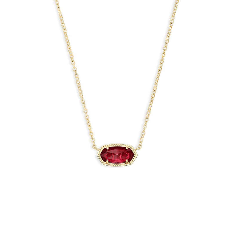 Класически necklace с овален рубин | Злато