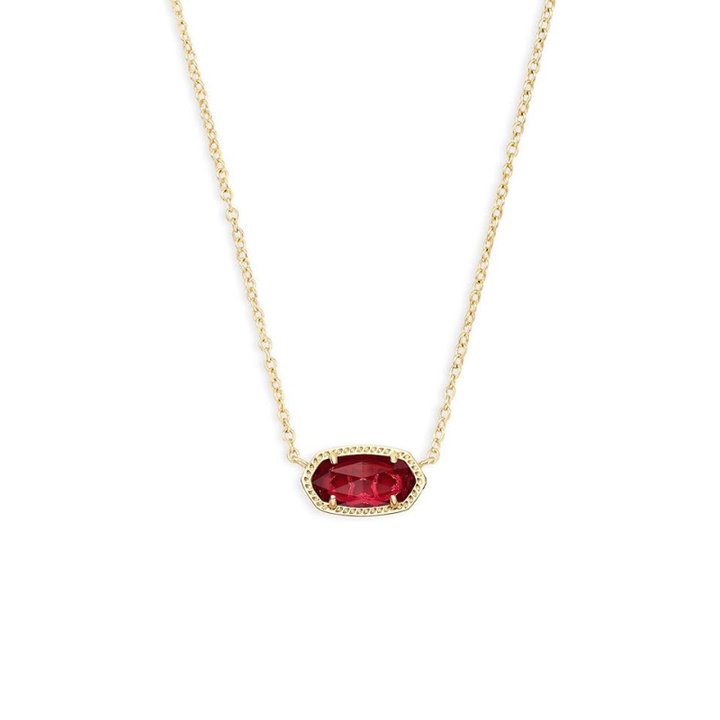 Класически necklace с овален рубин | Злато