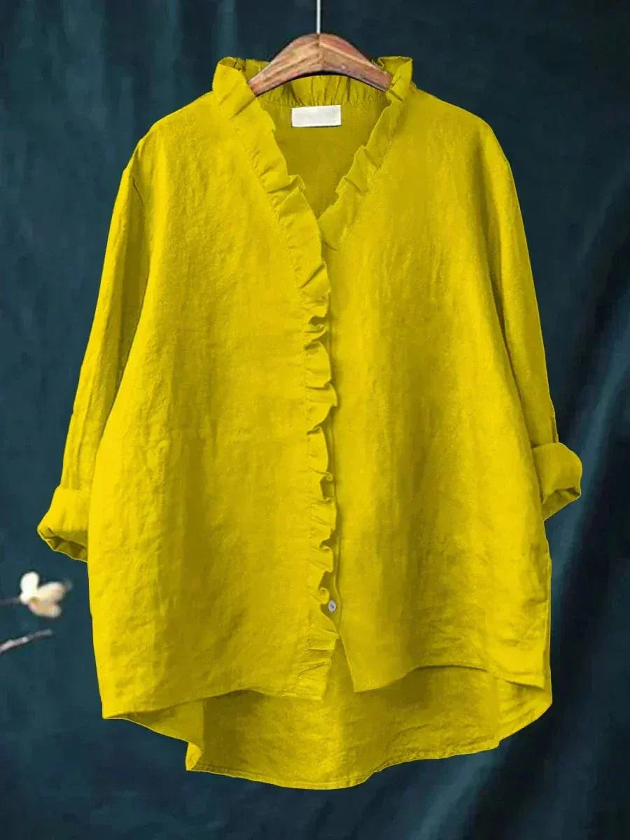 Eline | Blusa de Verano Elegante de Lino