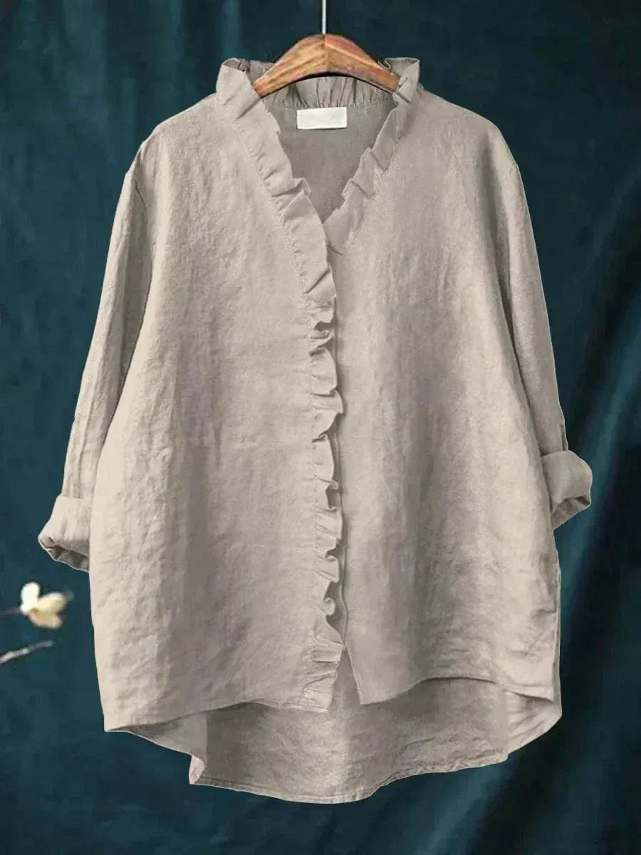 Eline | Blusa de Verano Elegante de Lino