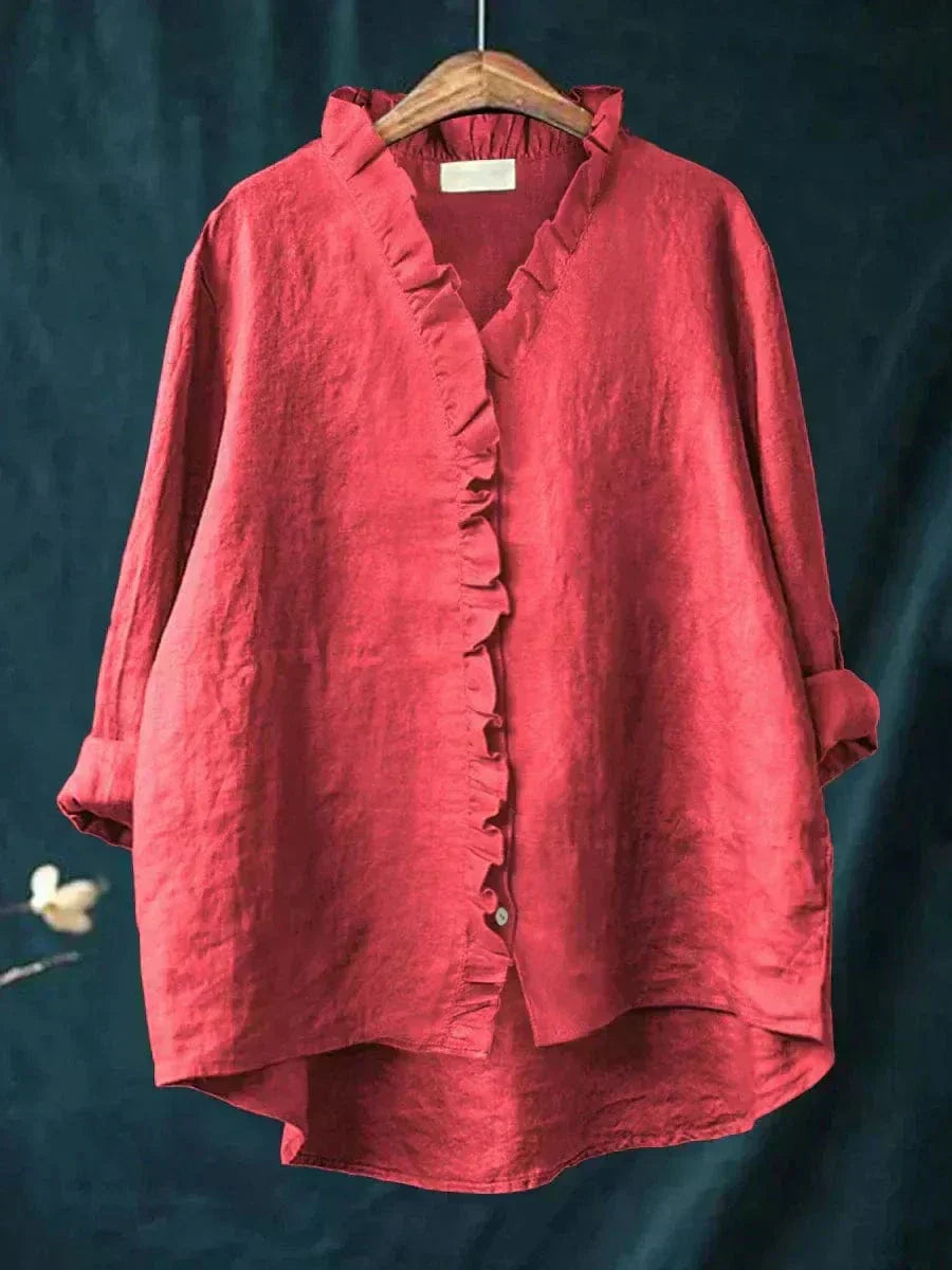 Eline | Blusa de Verano Elegante de Lino