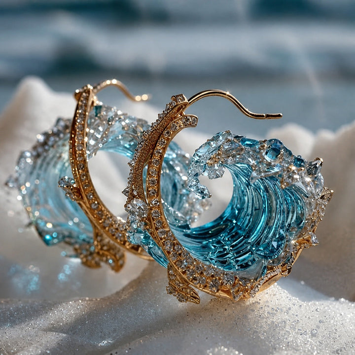 Винтидж обеци Ocean&