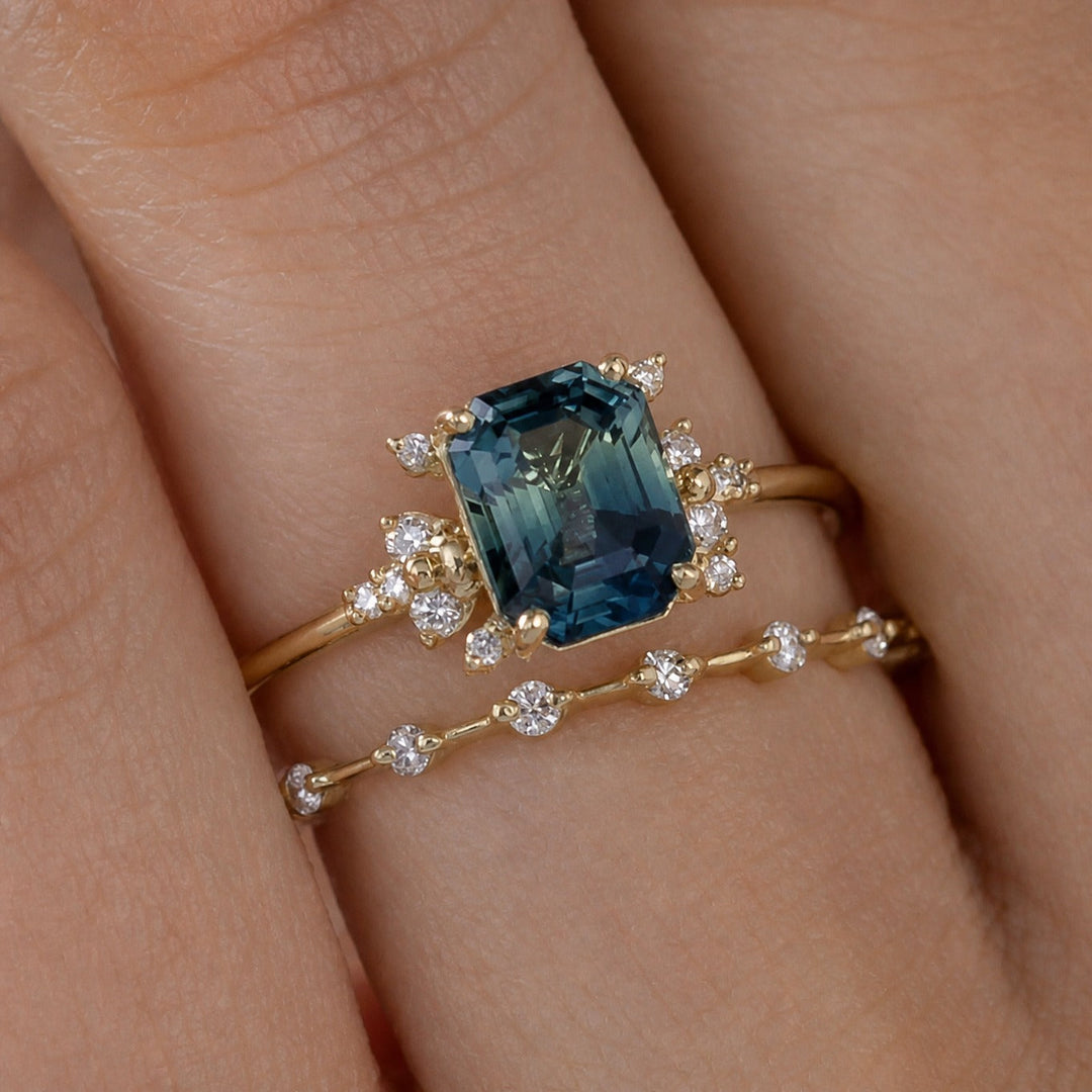 Комплект пръстени Crystal Blue Shine